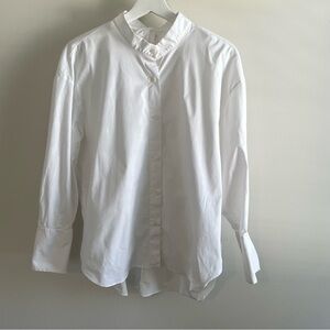 💗3 for $20💗 Zara mandarin collar shirt with knotted